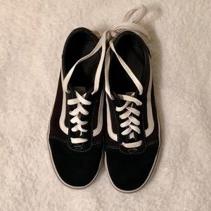 Vans classic black and white sneakers